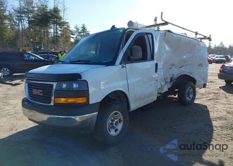 2018 GMC Savana 3500 Work Van from USA, damaged, VIN 1GTZ7HFB0J1205131